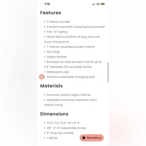 Freshly Picked Onyx Minimal Backpack - Picture 6 of 11